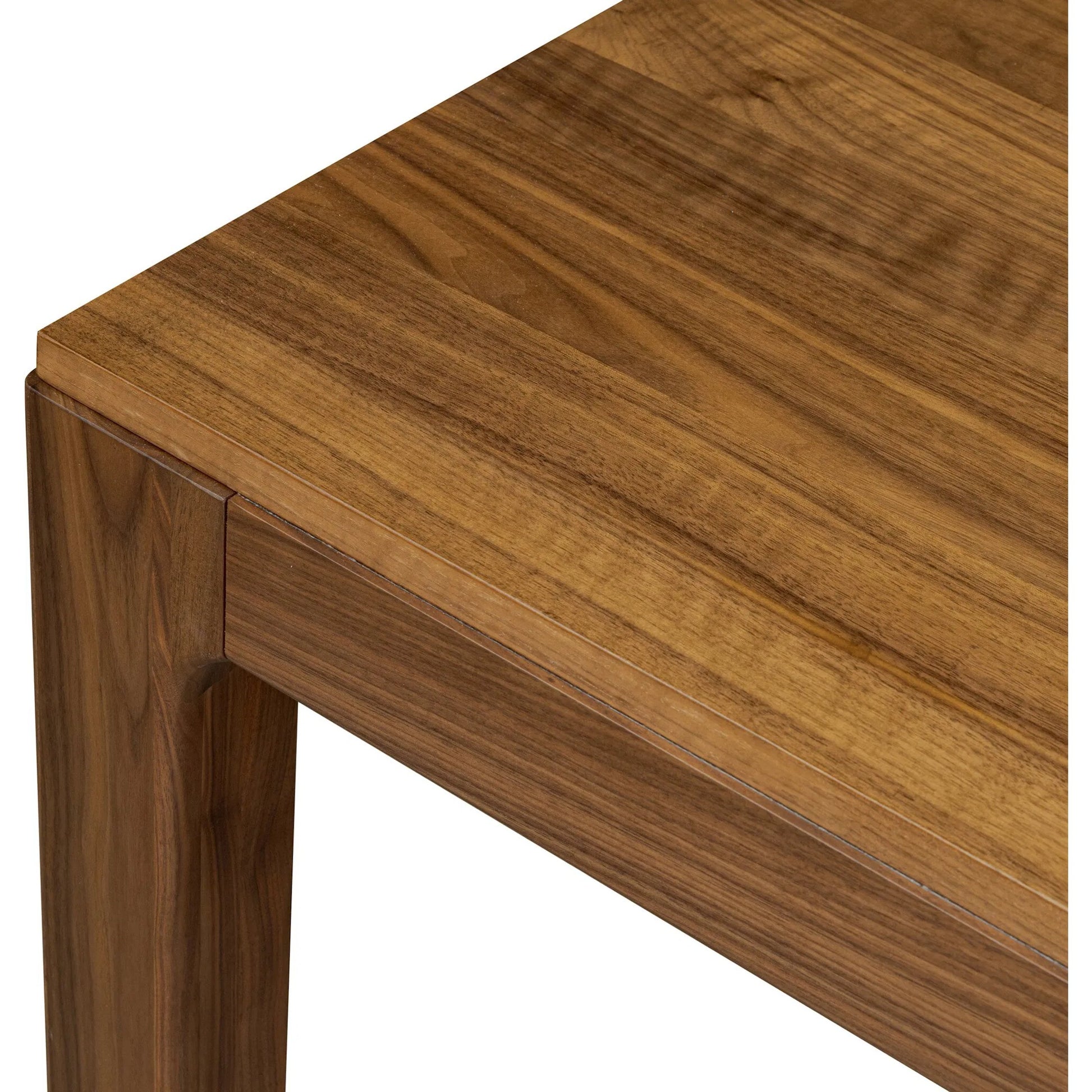 Arturo Dining Table by Four Hands in natural walnut. Made from walnut veneer, solid walnut in a modern style.