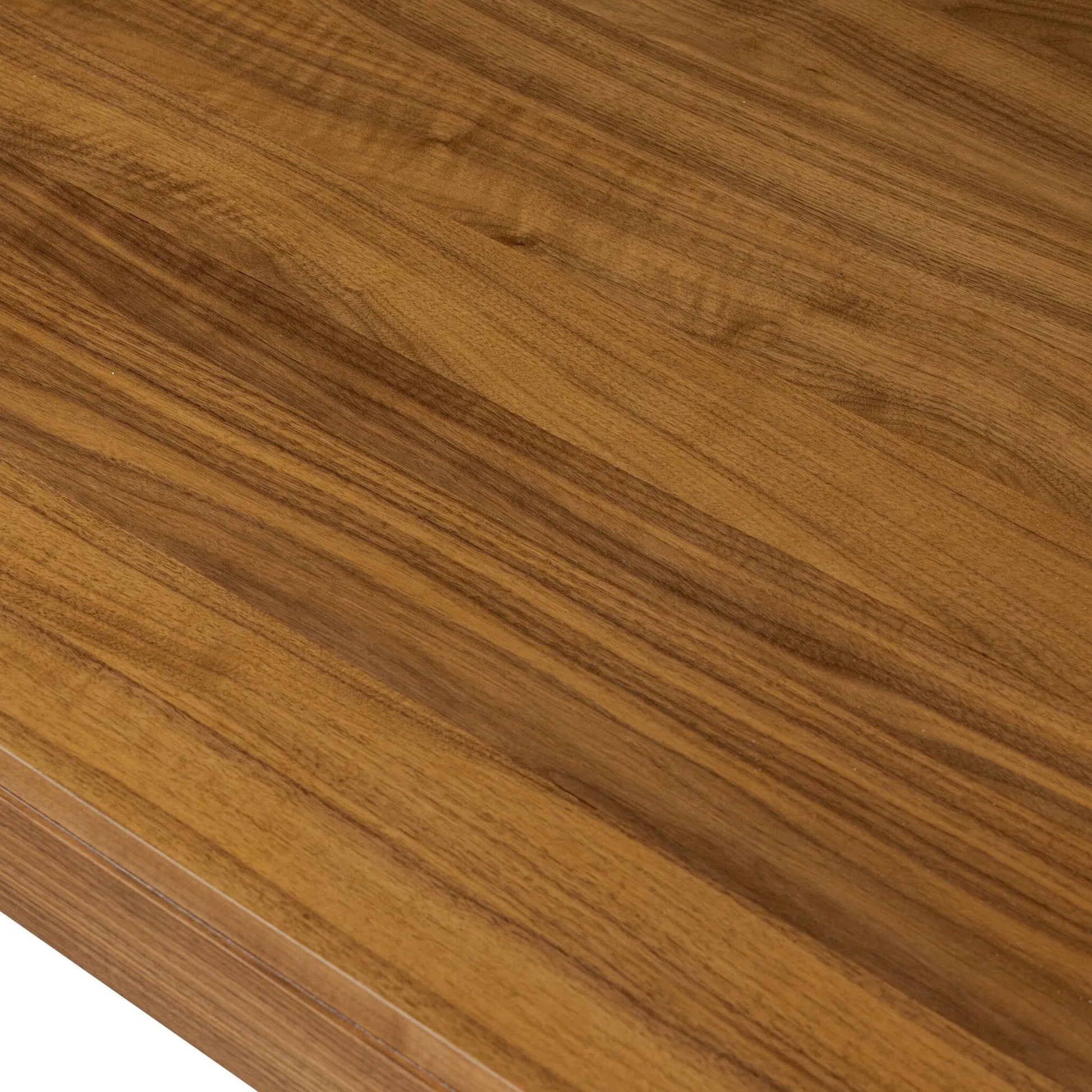 Arturo Dining Table by Four Hands in natural walnut. Made from walnut veneer, solid walnut in a modern style.