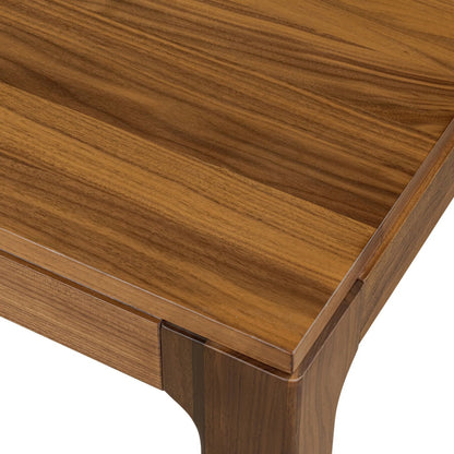 Arturo Dining Table by Four Hands in natural walnut. Made from walnut veneer, solid walnut in a modern style.