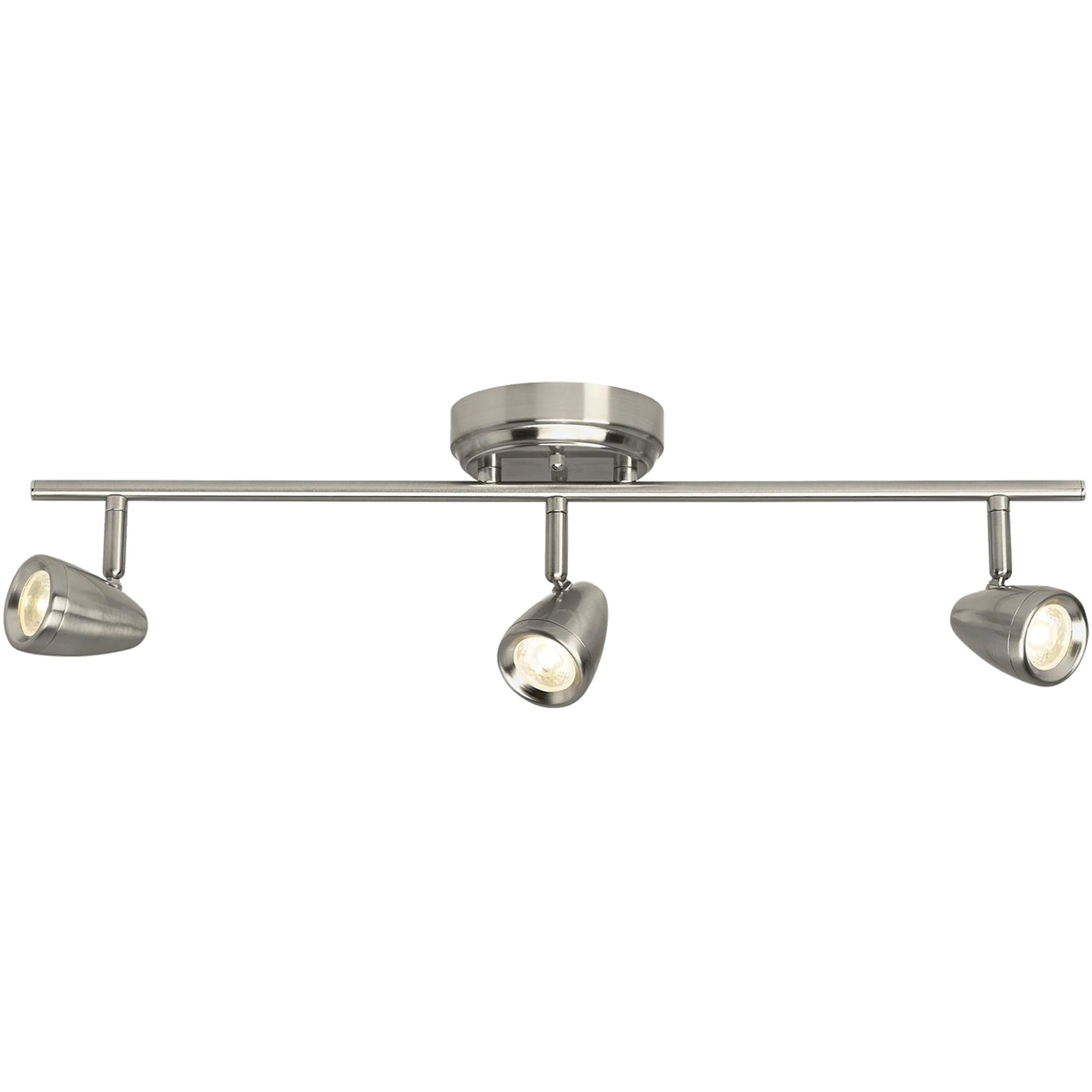 Talida 3-Light LED Track Light by Visual Comfort & Co. in brushed nickel. Made from steel in a unique style.