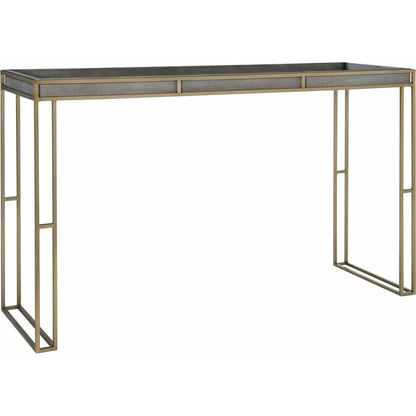 Cardew Modern Console Table by Uttermost. Made from pu fabric, steel, mdf in a modern style.