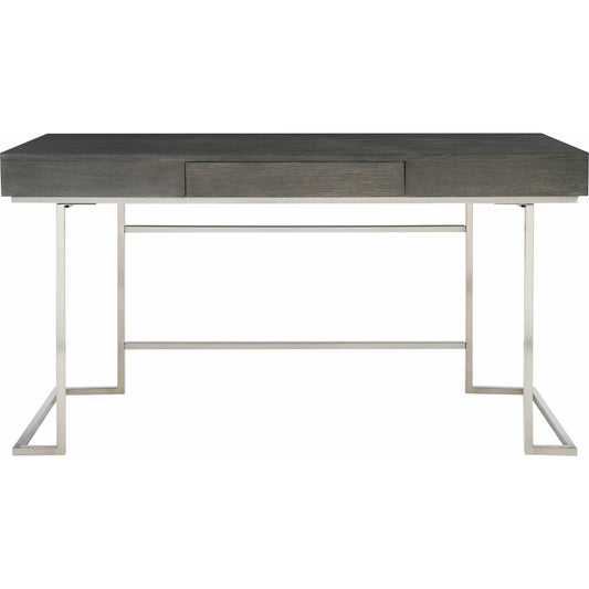 Claude Modern Oak Desk by Uttermost. Made from mdf, oak veneer, steel in a modern style.