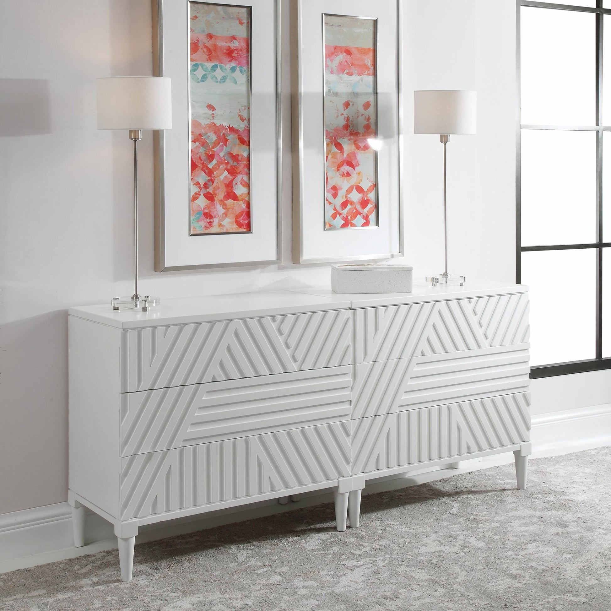 Colby Drawer Chest by Uttermost. Made from unique in a coastal style.