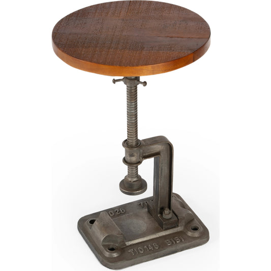 Ellis Industrial Chic Accent Table by Butler Specialty Company in multi-color. Made from unique in a modern style.