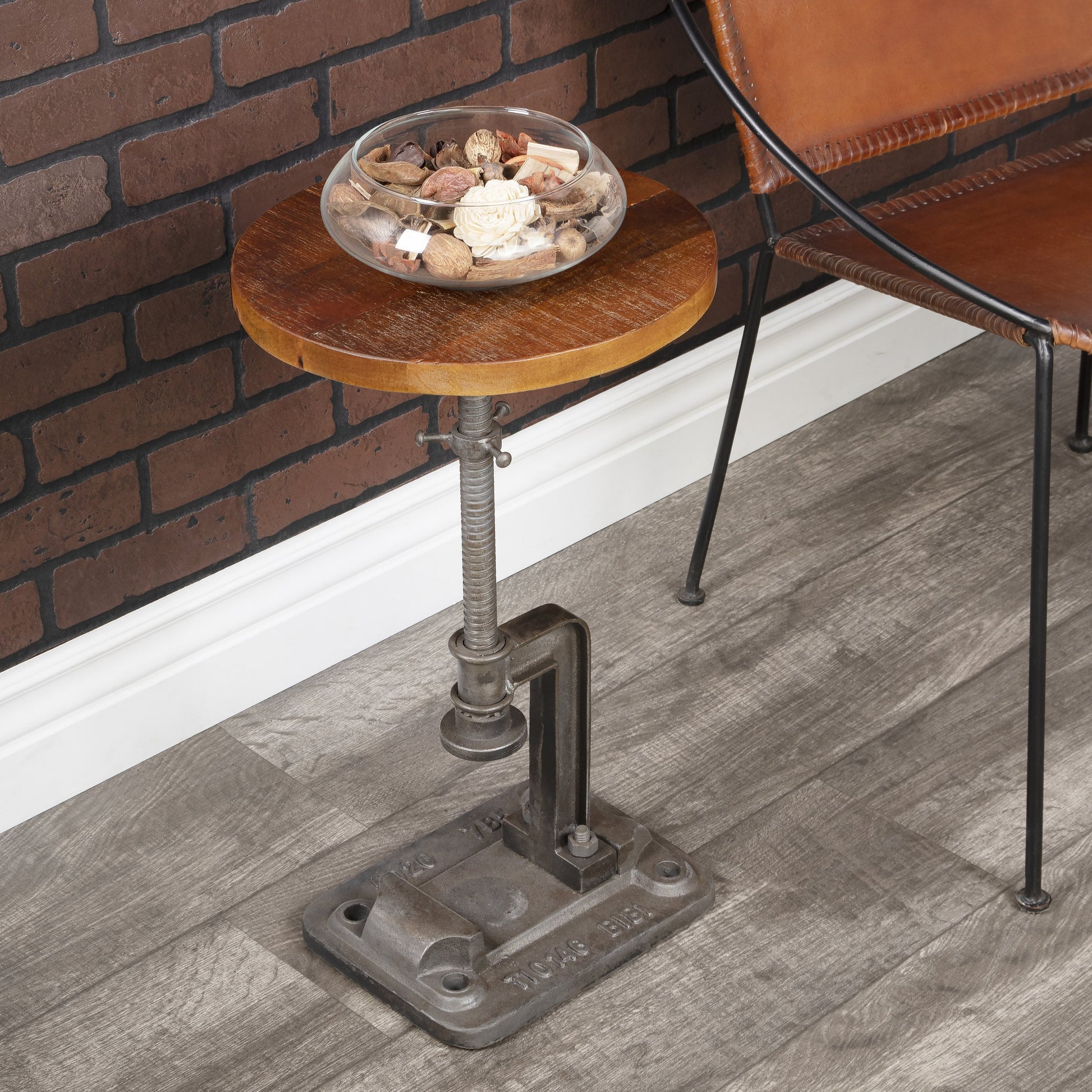 Ellis Industrial Chic Accent Table by Butler Specialty Company in multi-color. Made from unique in a modern style.