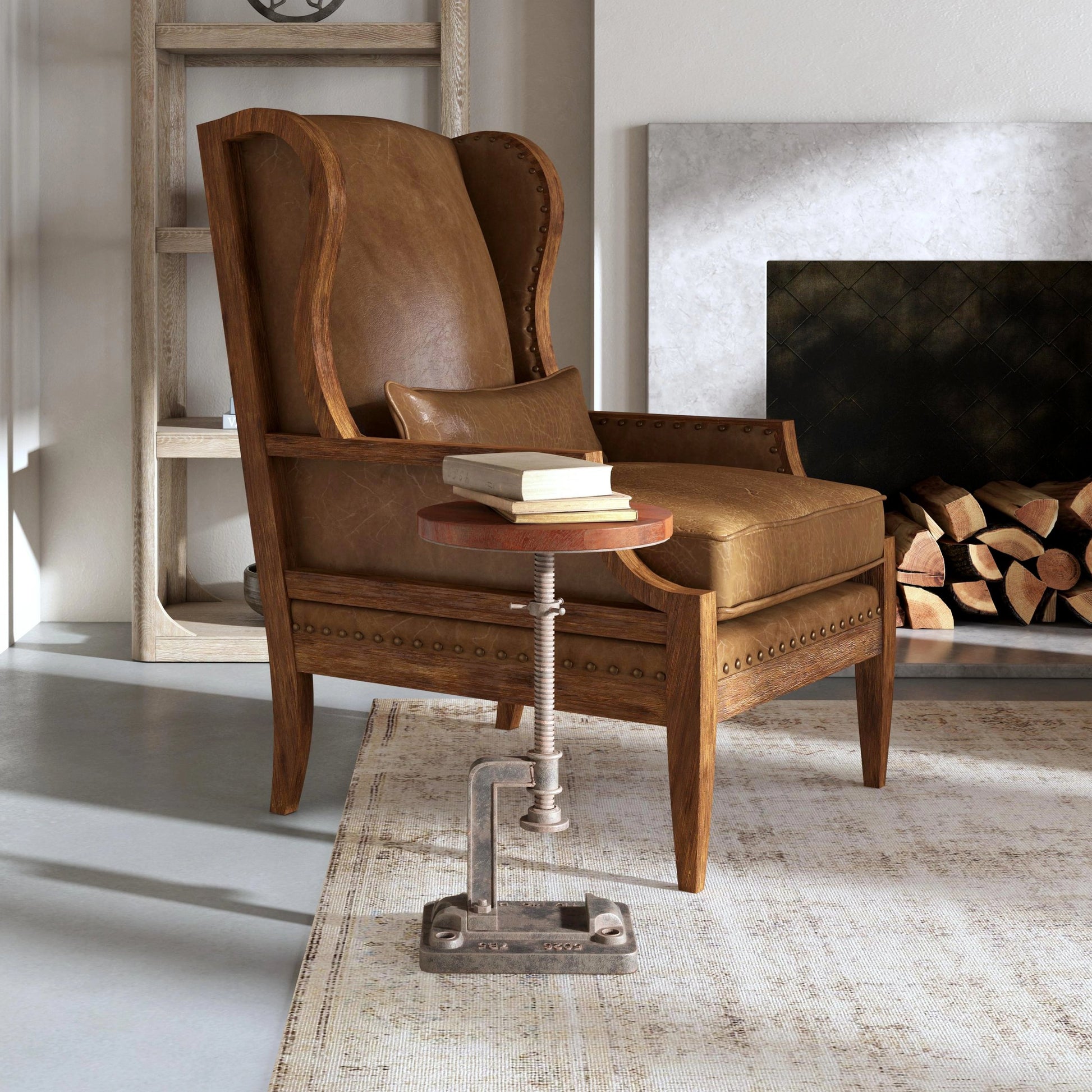 Ellis Industrial Chic Accent Table by Butler Specialty Company in multi-color. Made from unique in a modern style.