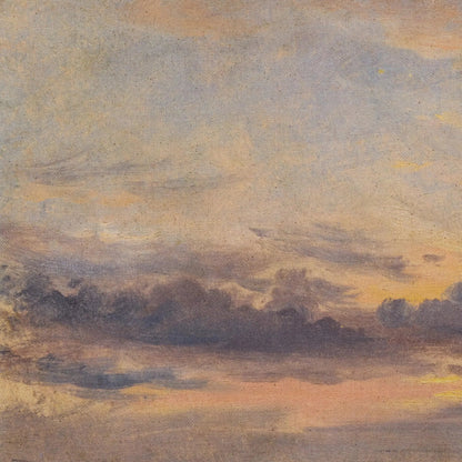 Cloud Study by John Constable (Set of 4) by Four Hands. Made from raw canvas in a unique style.