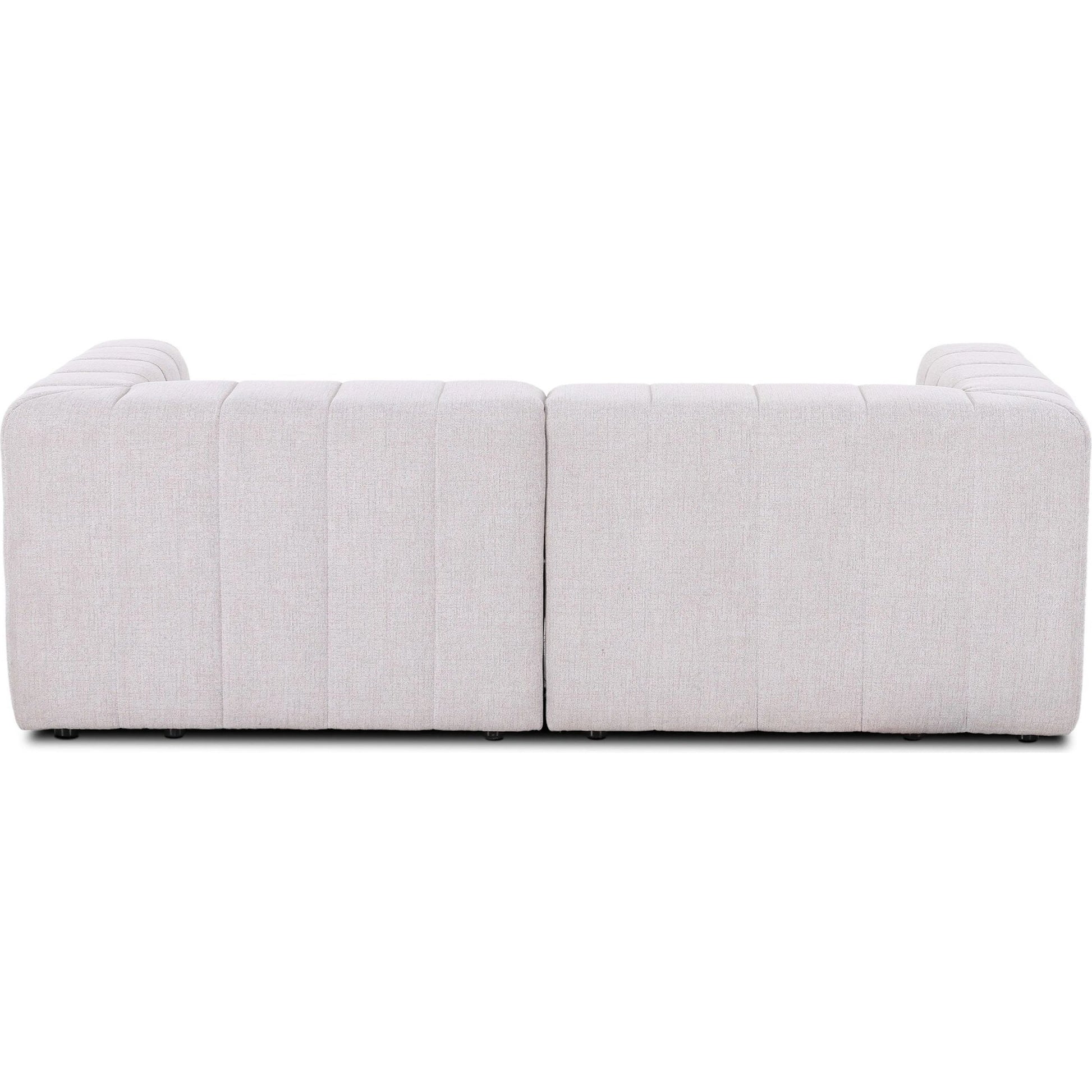 Langham Power Recliner 2Pc Sectional by Four Hands in napa sandstone. Made from 100% polyester in a unique style.