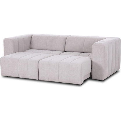 Langham Power Recliner 2Pc Sectional by Four Hands in napa sandstone. Made from 100% polyester in a unique style.