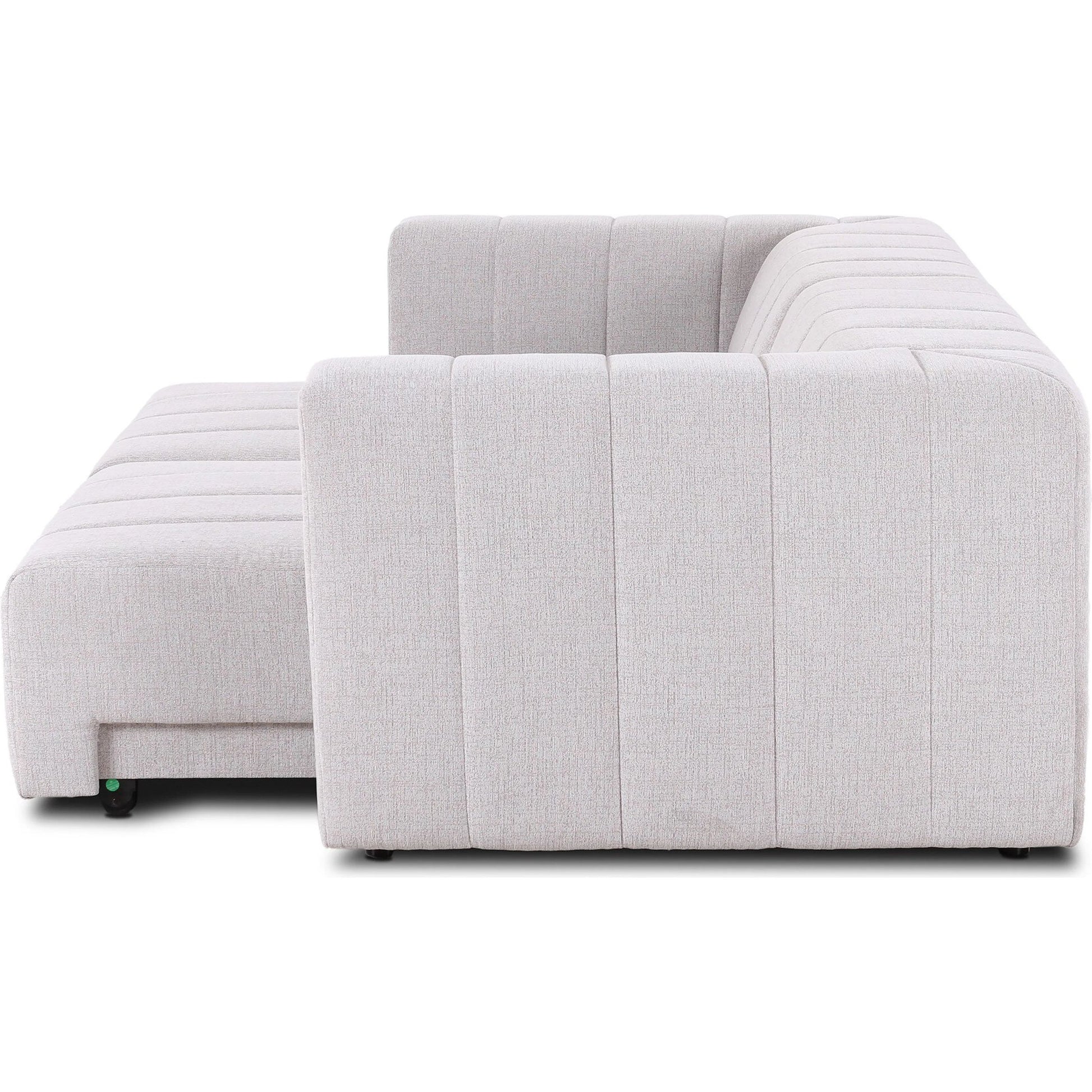 Langham Power Recliner 2Pc Sectional by Four Hands in napa sandstone. Made from 100% polyester in a unique style.