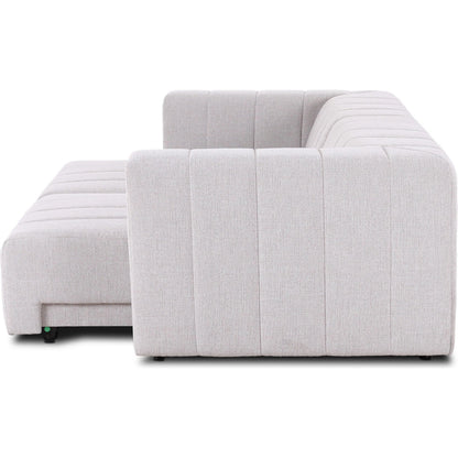 Langham Power Recliner 2Pc Sectional by Four Hands in napa sandstone. Made from 100% polyester in a unique style.