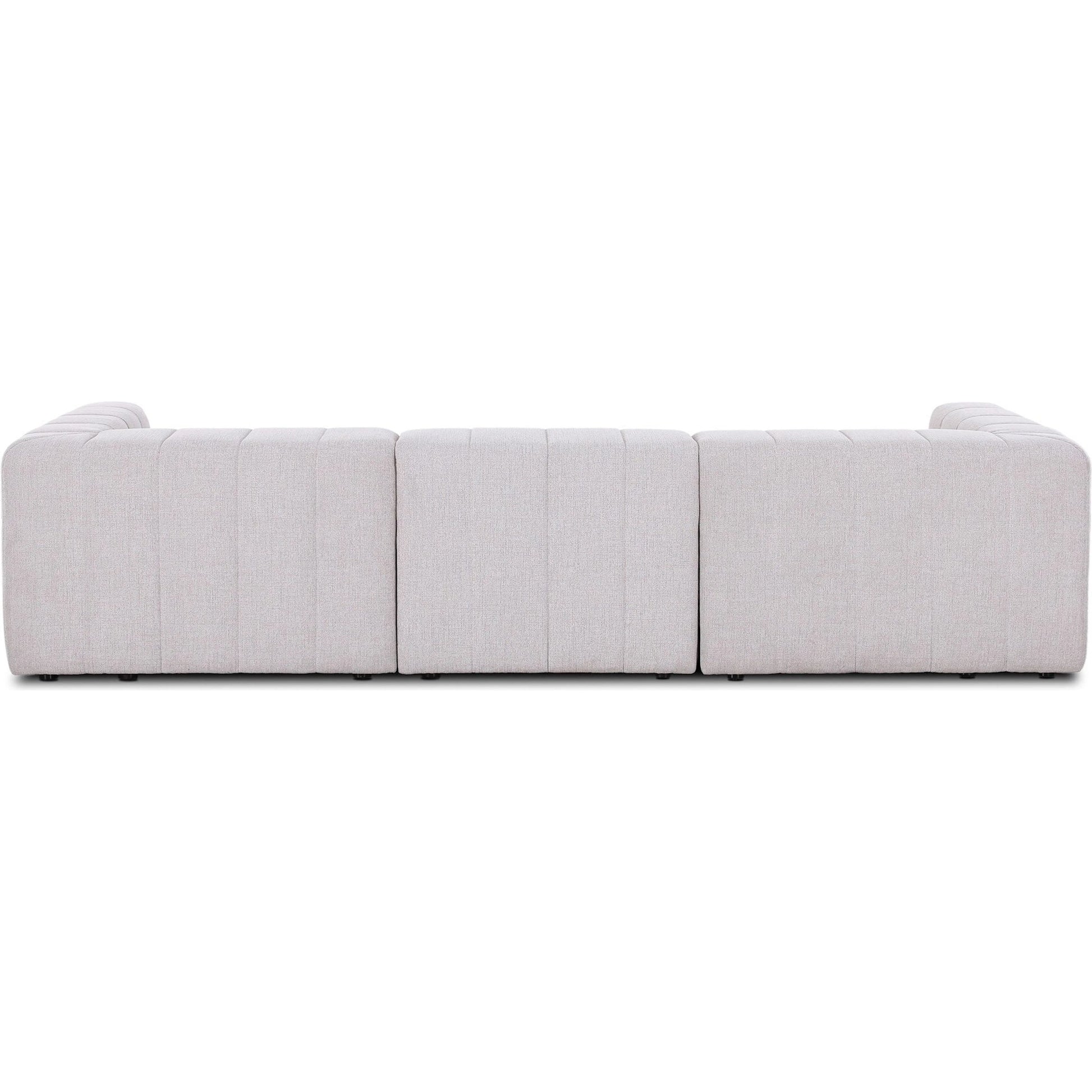 Langham Power Recliner 3Pc Sectional by Four Hands in napa sandstone. Made from 100% polyester in a unique style.