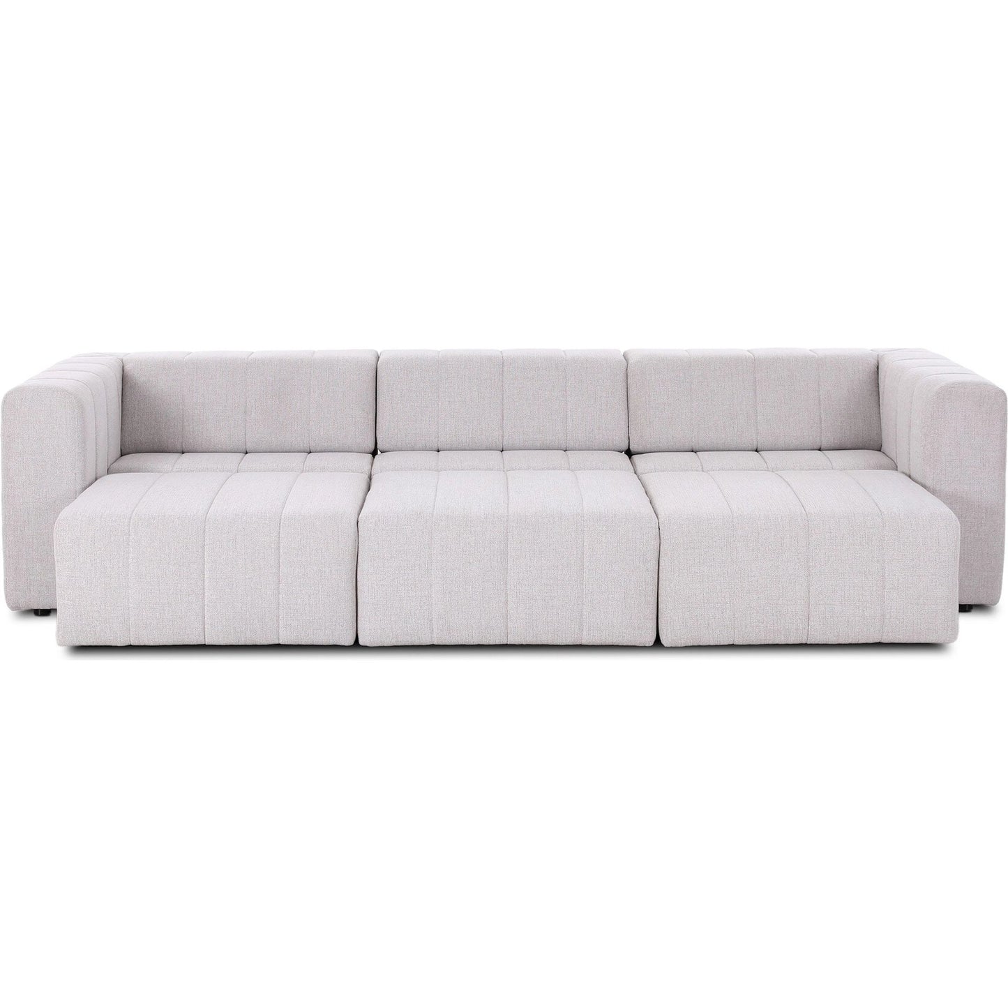 005 SI-2531651 | Additional Silo | Langham Power Recliner 3Pc Sectional by Four Hands in napa sandstone. Made from 100% polyester in a unique style.