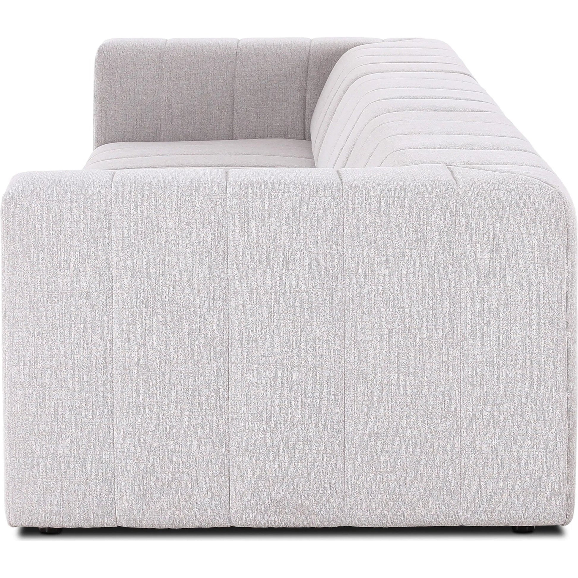 Langham Power Recliner 3Pc Sectional by Four Hands in napa sandstone. Made from 100% polyester in a unique style.