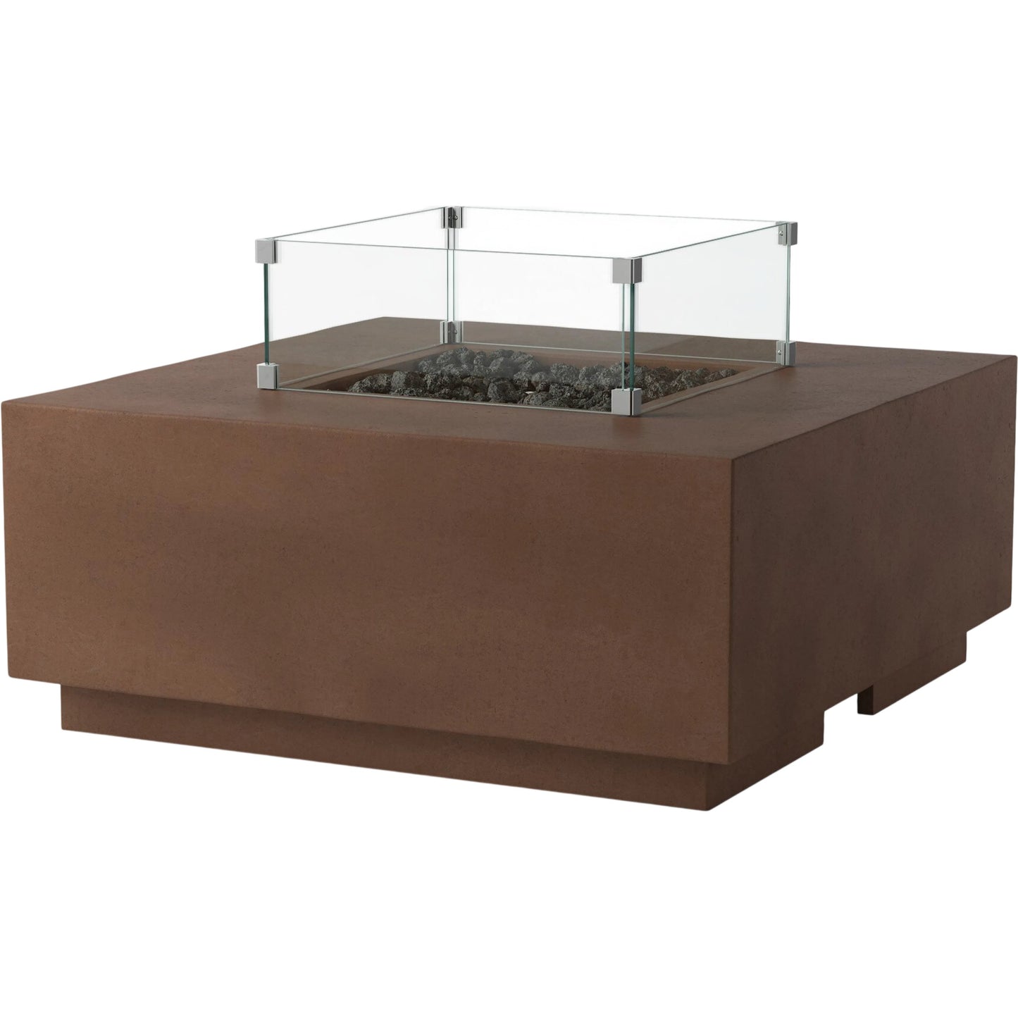 000 SI-2628001 | Primary Silo | Donovan Square Fire Pit Wind Guard Kit by Four Hands in tempered glass. Made from tempered glass in a unique style.