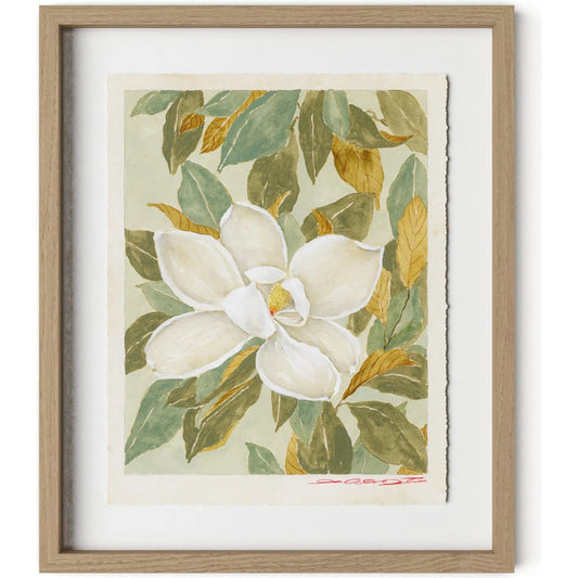 Magnolia I by Laurel-Dawn Latshaw by Four Hands. Made from textured fine art paper in a unique style.