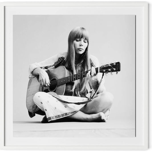 Portrait Of Joni Mitchell by Getty Images by Four Hands. Made from photo paper in a unique style.