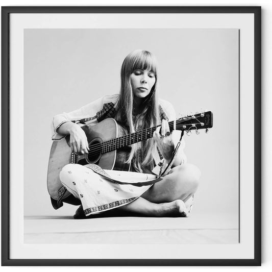 Portrait Of Joni Mitchell by Getty Images by Four Hands. Made from photo paper in a unique style.