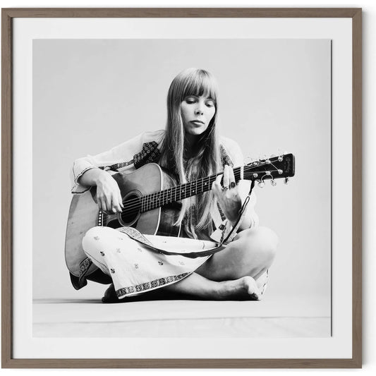 001 SI-2542258,SI-2542263,SI-2542266 | Primary Silo | Portrait Of Joni Mitchell by Getty Images by Four Hands. Made from photo paper in a unique style.