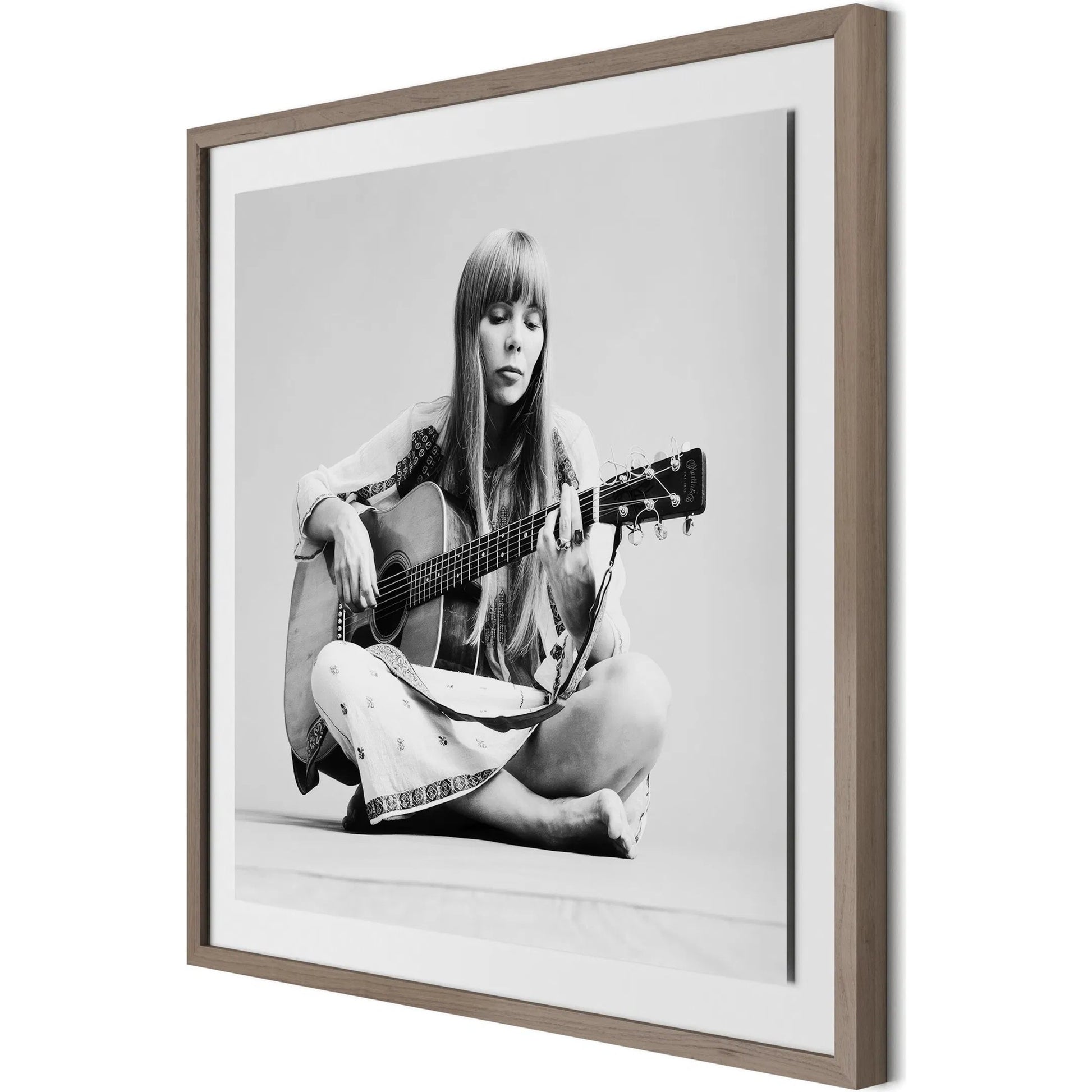 Portrait Of Joni Mitchell by Getty Images by Four Hands. Made from photo paper in a unique style.