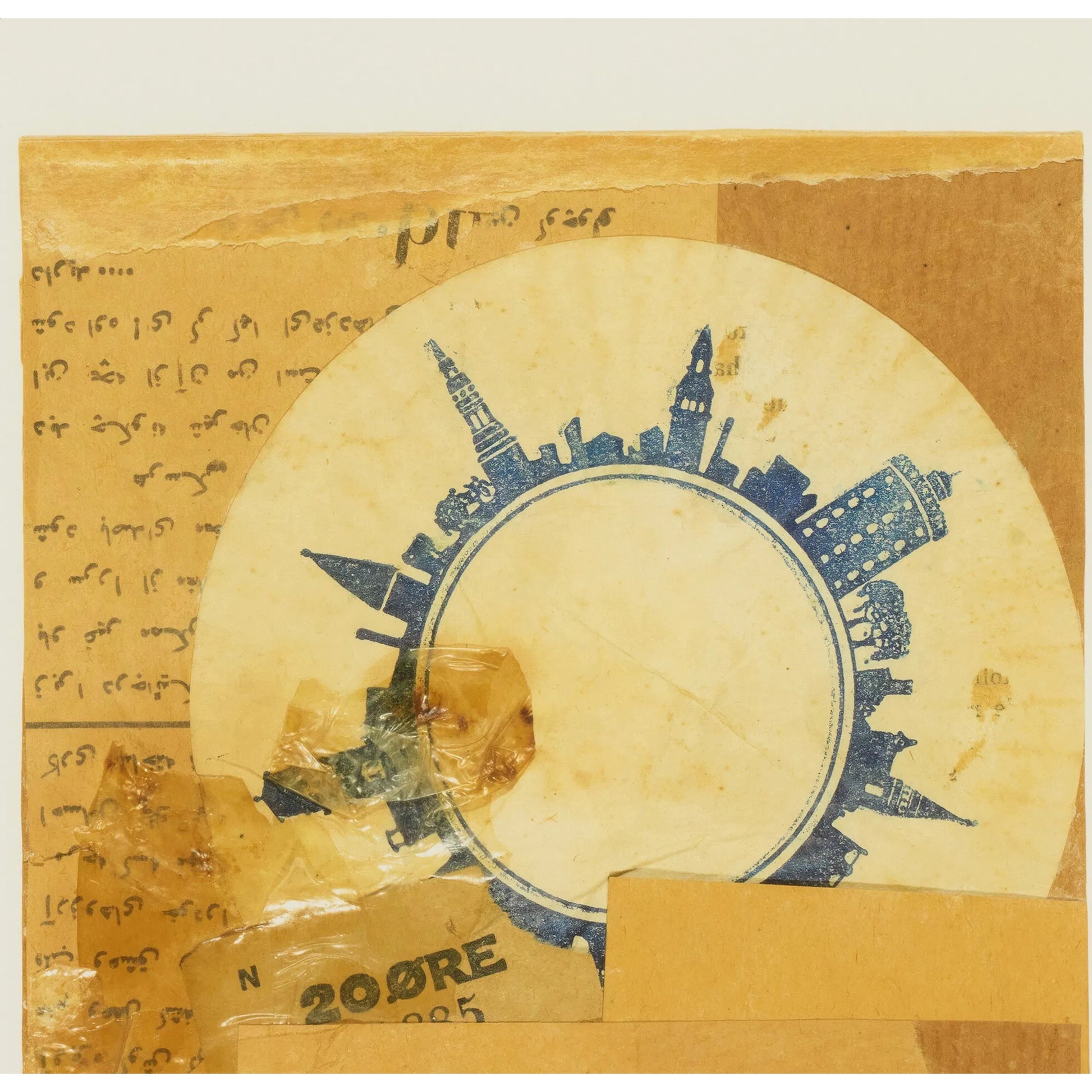 Continental Ephemera by Kurt Schwitters (Set of 6) by Four Hands. Made from textured fine art paper in a unique style.