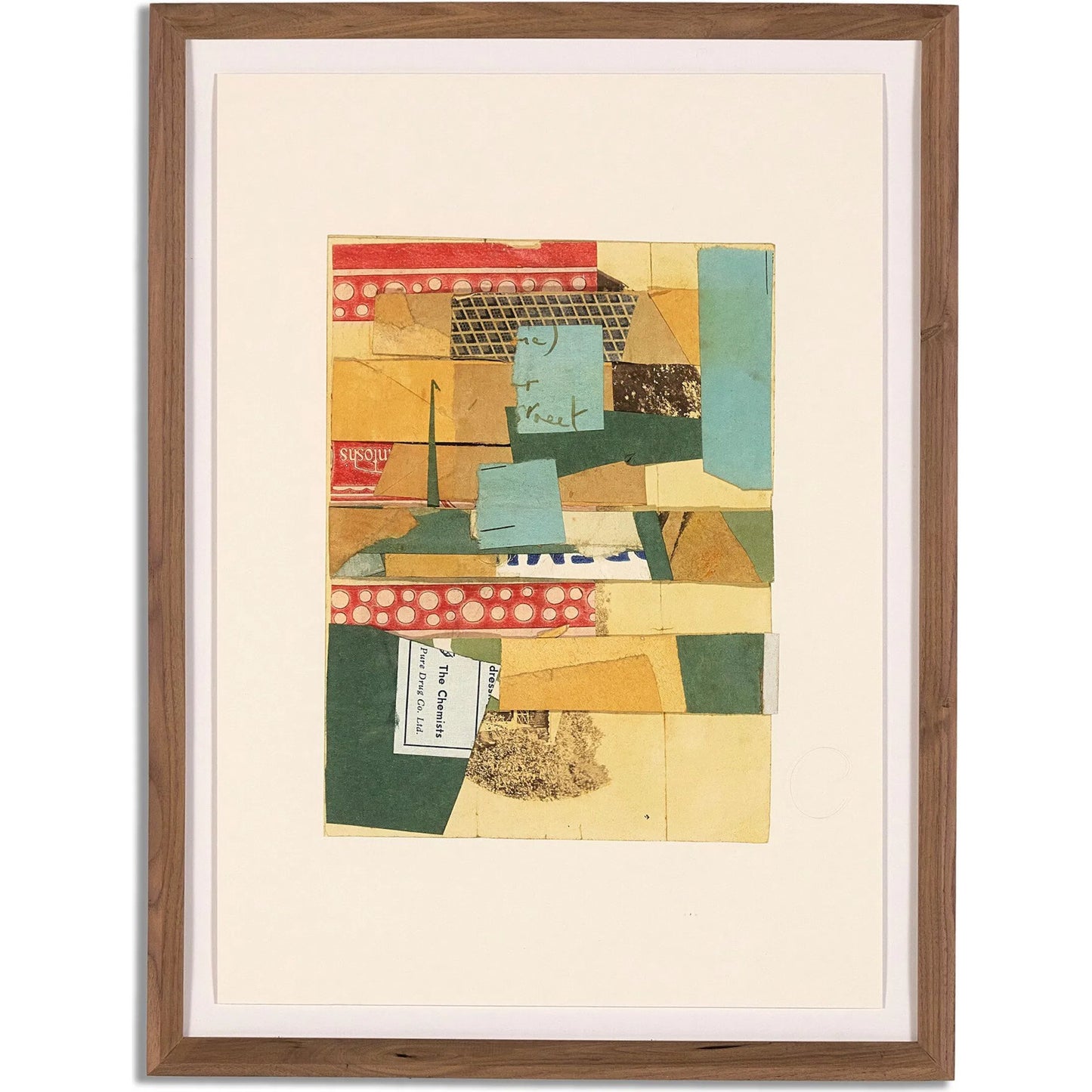 002 SI-2541633 | Additional Silo | Continental Ephemera by Kurt Schwitters (Set of 6) by Four Hands. Made from textured fine art paper in a unique style.