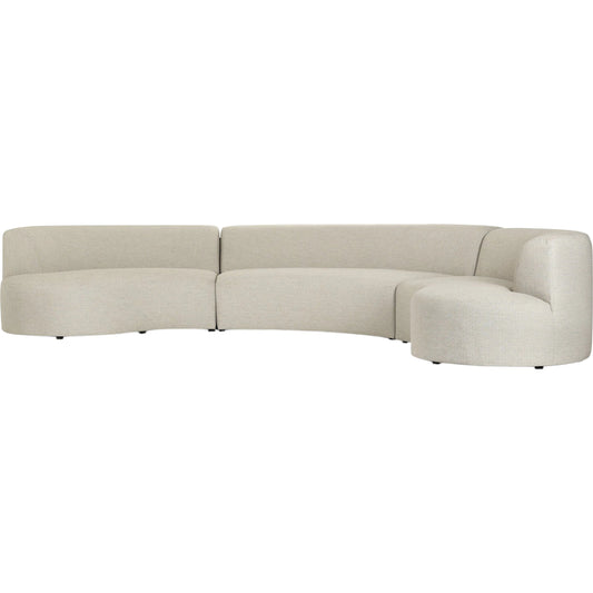 010 SI-2628205 | Primary Silo | Opal Outdoor 3 Pc Sectional by Four Hands in faye sand. Made from 100% olefin in a unique style.
