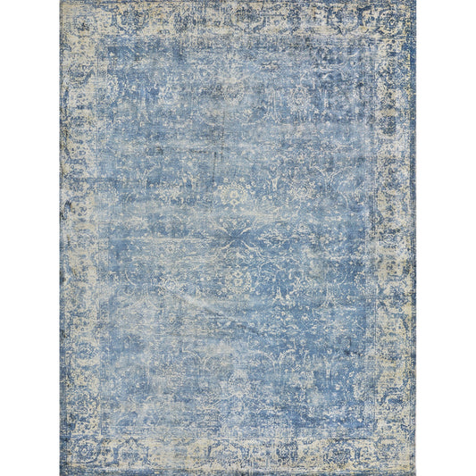 Cassina Rug - Denim, Gold by Exquisite Rugs in denim/gold. Made from unique in a unique style.