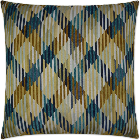 Machado by DV Kap Home in blue, yellow, multi. Made from 78% polyester, 22% rayon in a modern style.