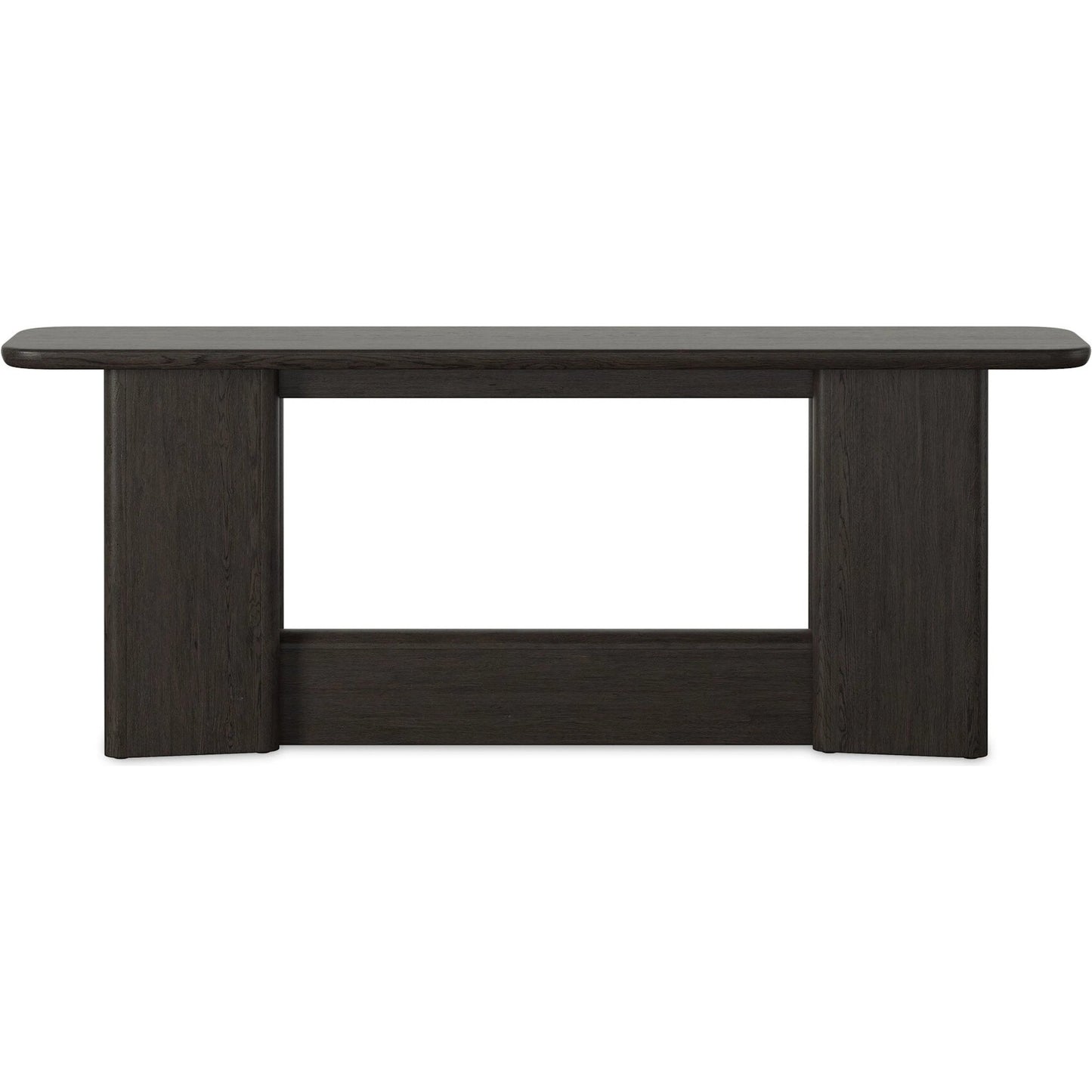 000 SI-2635231 | Additional Silo | Nadine Console Table by Four Hands in smoked black oak veneer, smoked black alder solid. Made from thick oak veneer, solid alder in a unique style.
