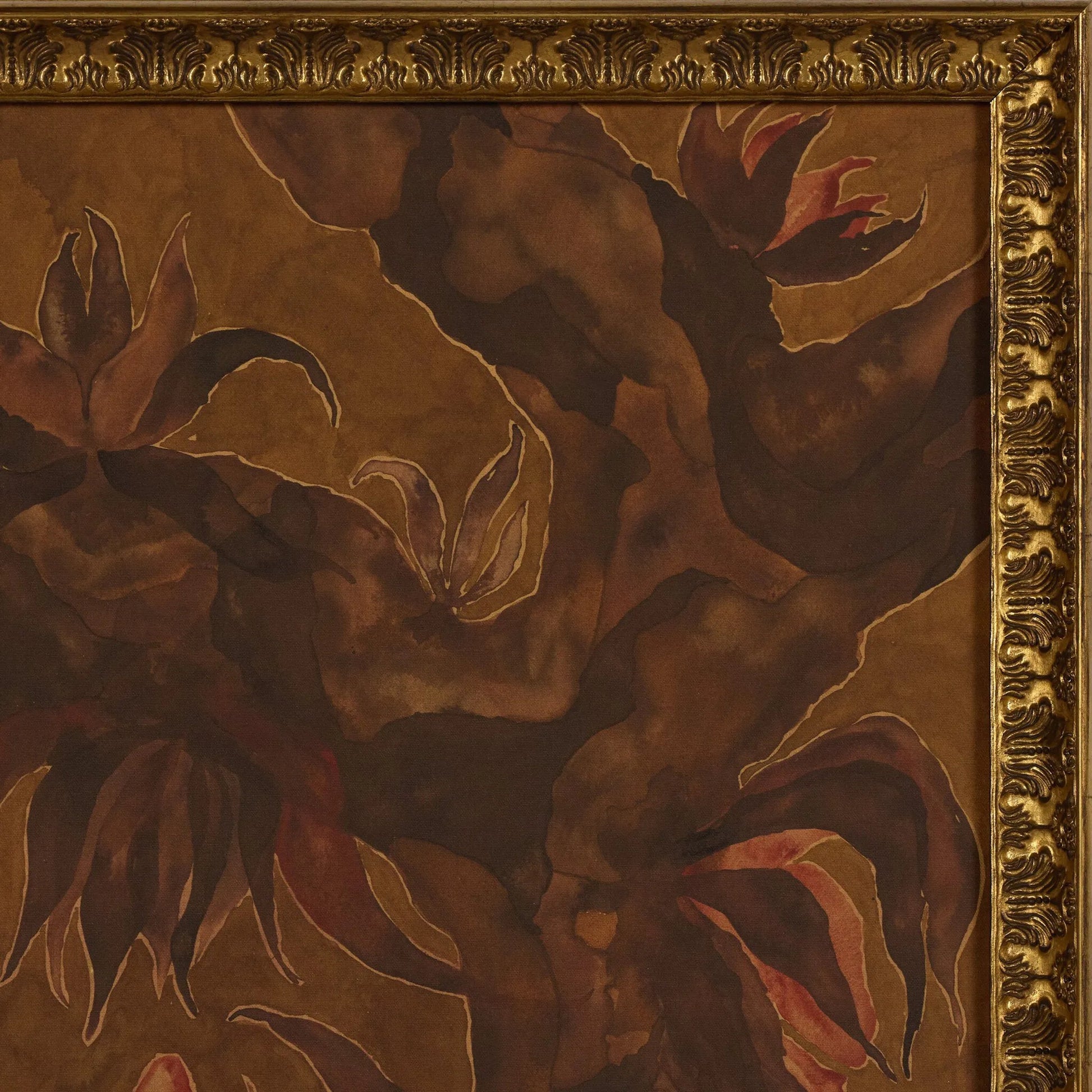 What's Mine Is Yours by Molly Franken by Four Hands. Made from gilded antique gold, raw canvas in a unique style.