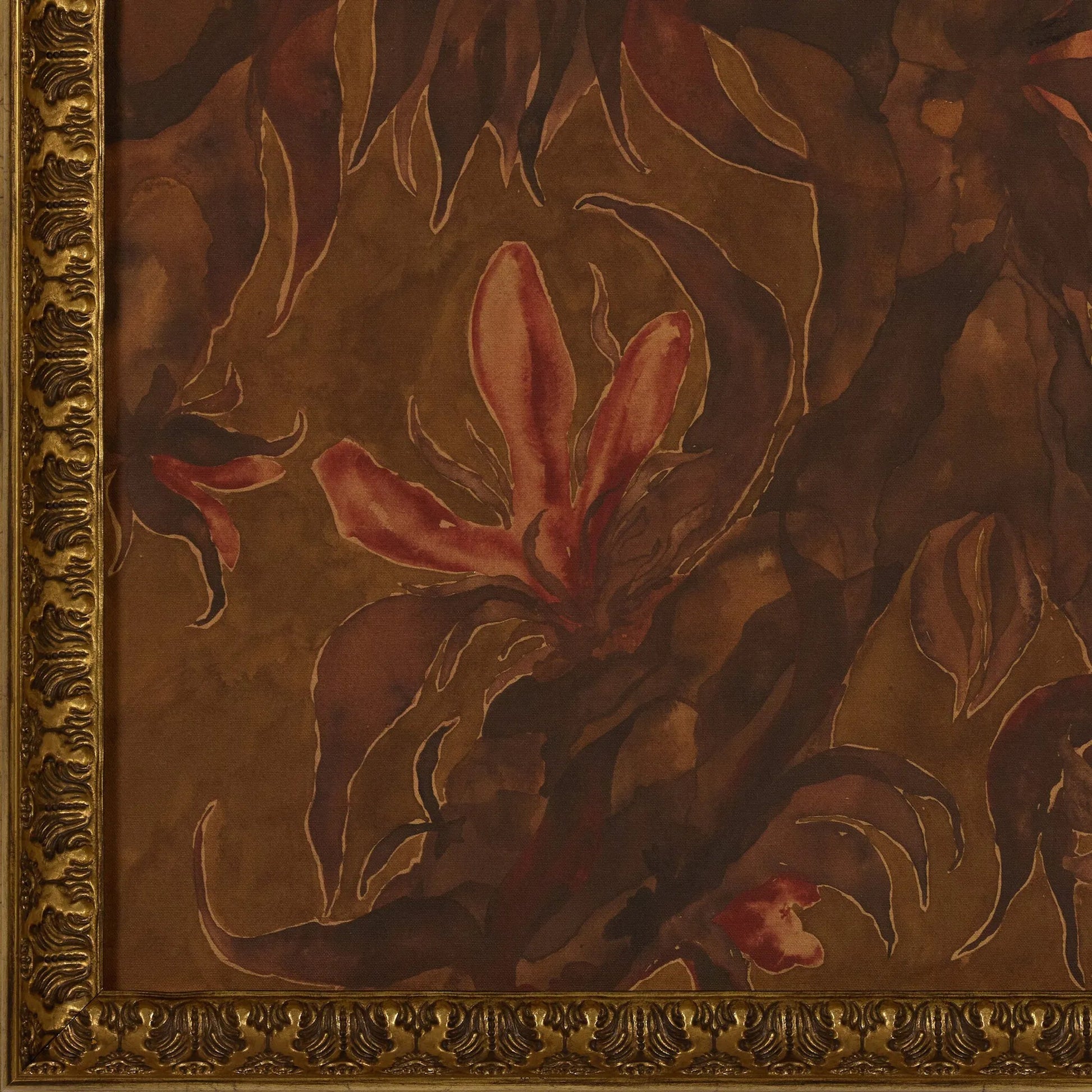 What's Mine Is Yours by Molly Franken by Four Hands. Made from gilded antique gold, raw canvas in a unique style.