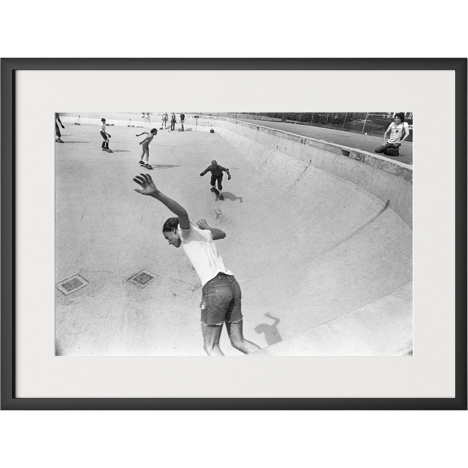 Skateboarding In A Drained Pool I by Barbara Alper by Four Hands. Made from unique in a unique style.