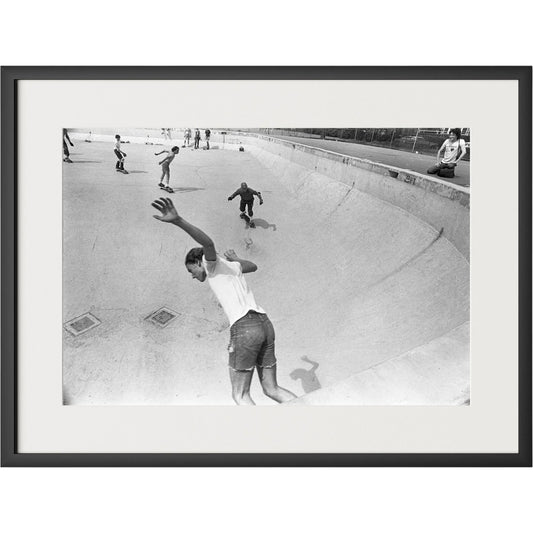 Skateboarding In A Drained Pool I by Barbara Alper by Four Hands. Made from unique in a unique style.