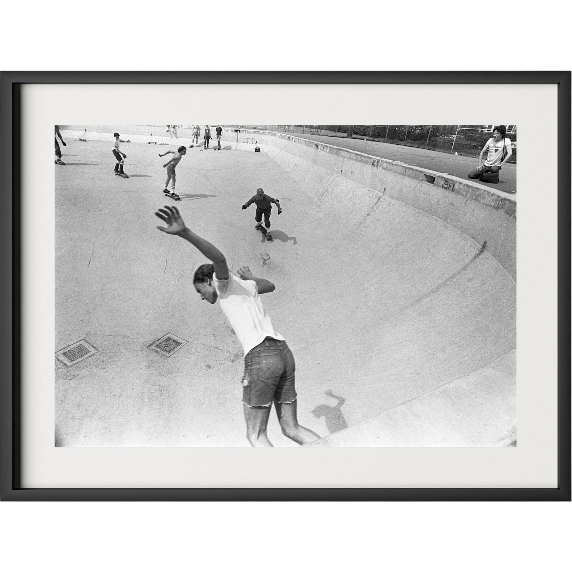 Skateboarding In A Drained Pool I by Barbara Alper by Four Hands. Made from unique in a unique style.