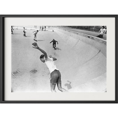 Skateboarding In A Drained Pool I by Barbara Alper by Four Hands. Made from unique in a unique style.