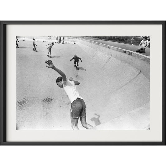 Skateboarding In A Drained Pool I by Barbara Alper by Four Hands. Made from unique in a unique style.