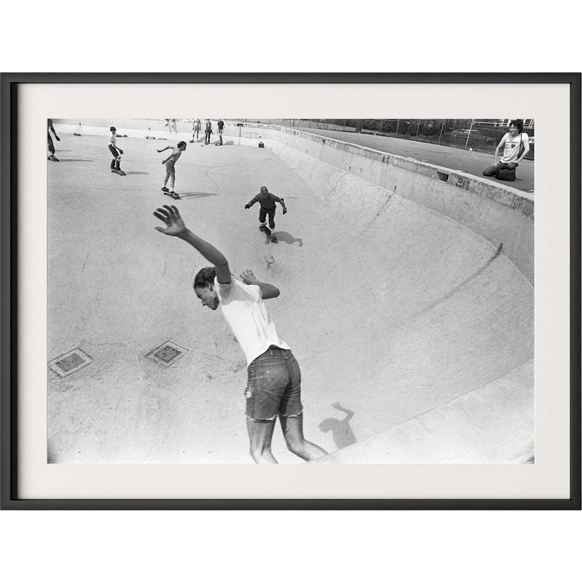 Skateboarding In A Drained Pool I by Barbara Alper by Four Hands. Made from unique in a unique style.