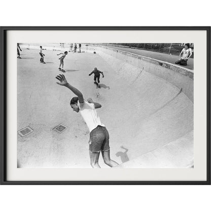 Skateboarding In A Drained Pool I by Barbara Alper by Four Hands. Made from unique in a unique style.