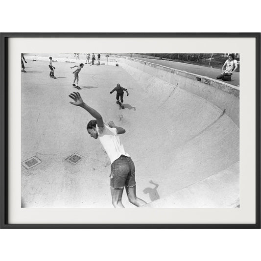 Skateboarding In A Drained Pool I by Barbara Alper by Four Hands. Made from unique in a unique style.