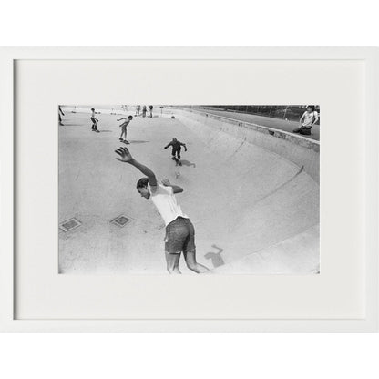 Skateboarding In A Drained Pool I by Barbara Alper by Four Hands. Made from unique in a unique style.