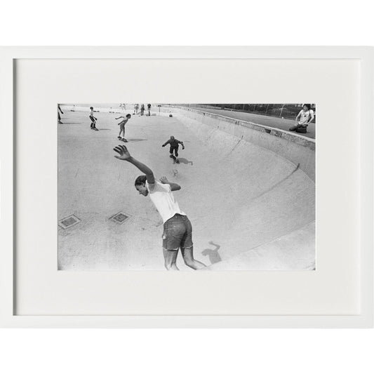 Skateboarding In A Drained Pool I by Barbara Alper by Four Hands. Made from unique in a unique style.