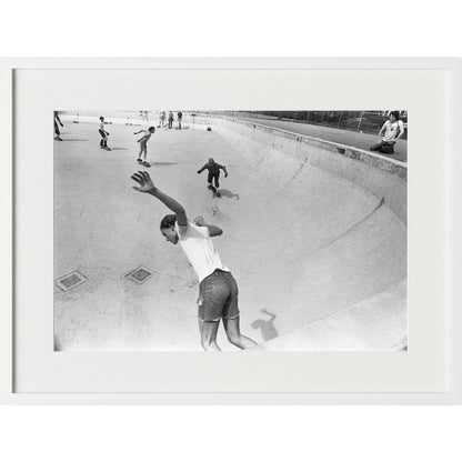Skateboarding In A Drained Pool I by Barbara Alper by Four Hands. Made from unique in a unique style.
