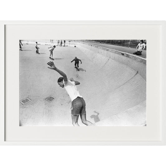Skateboarding In A Drained Pool I by Barbara Alper by Four Hands. Made from unique in a unique style.
