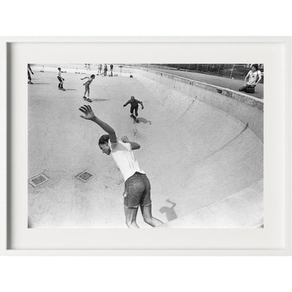 Skateboarding In A Drained Pool I by Barbara Alper by Four Hands. Made from unique in a unique style.