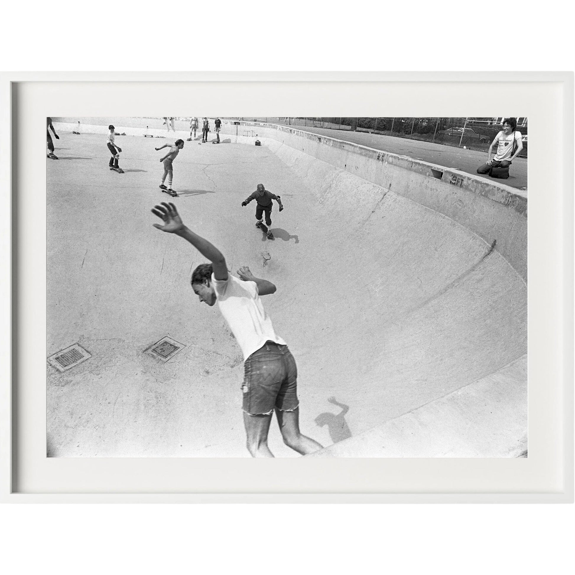 Skateboarding In A Drained Pool I by Barbara Alper by Four Hands. Made from unique in a unique style.