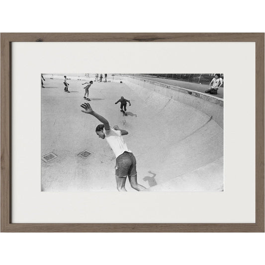 Skateboarding In A Drained Pool I by Barbara Alper by Four Hands. Made from unique in a unique style.