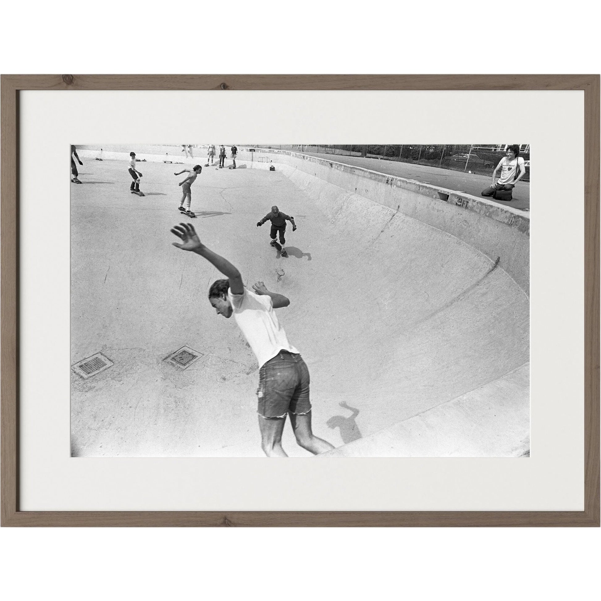 Skateboarding In A Drained Pool I by Barbara Alper by Four Hands. Made from unique in a unique style.