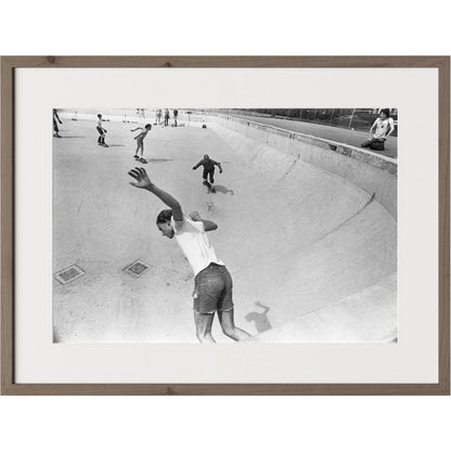 Skateboarding In A Drained Pool I by Barbara Alper by Four Hands. Made from unique in a unique style.