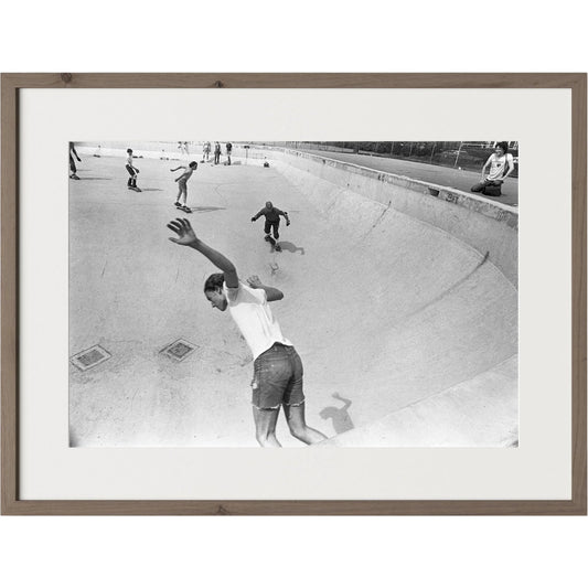Skateboarding In A Drained Pool I by Barbara Alper by Four Hands. Made from unique in a unique style.